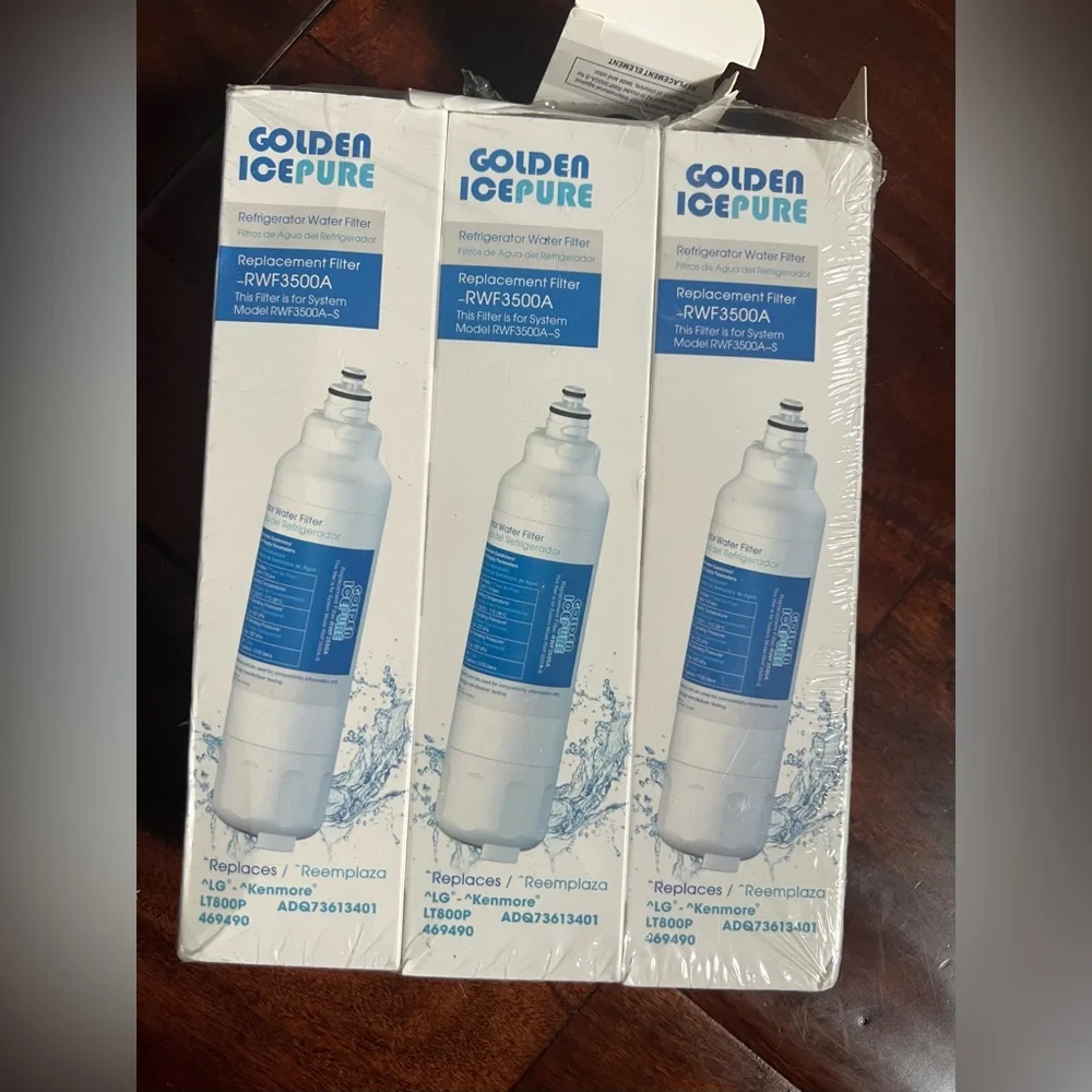 Lot Of 3 IcePure RWF3500A Refrigerator Water Filters New Sealed